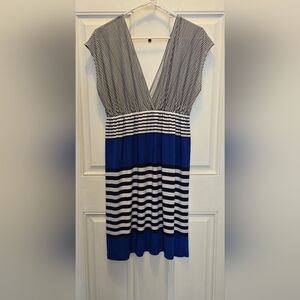 Nautical Striped Swim Coverup